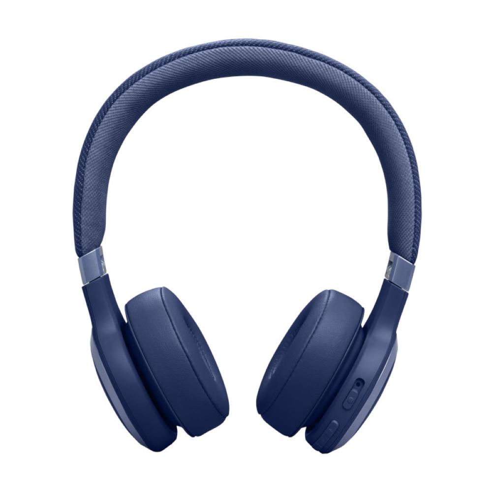 JBL Live 670NC Wireless On-Ear Noise Cancelling Headphones - Blue - JBL-JBLLIVE670NCBLUAM