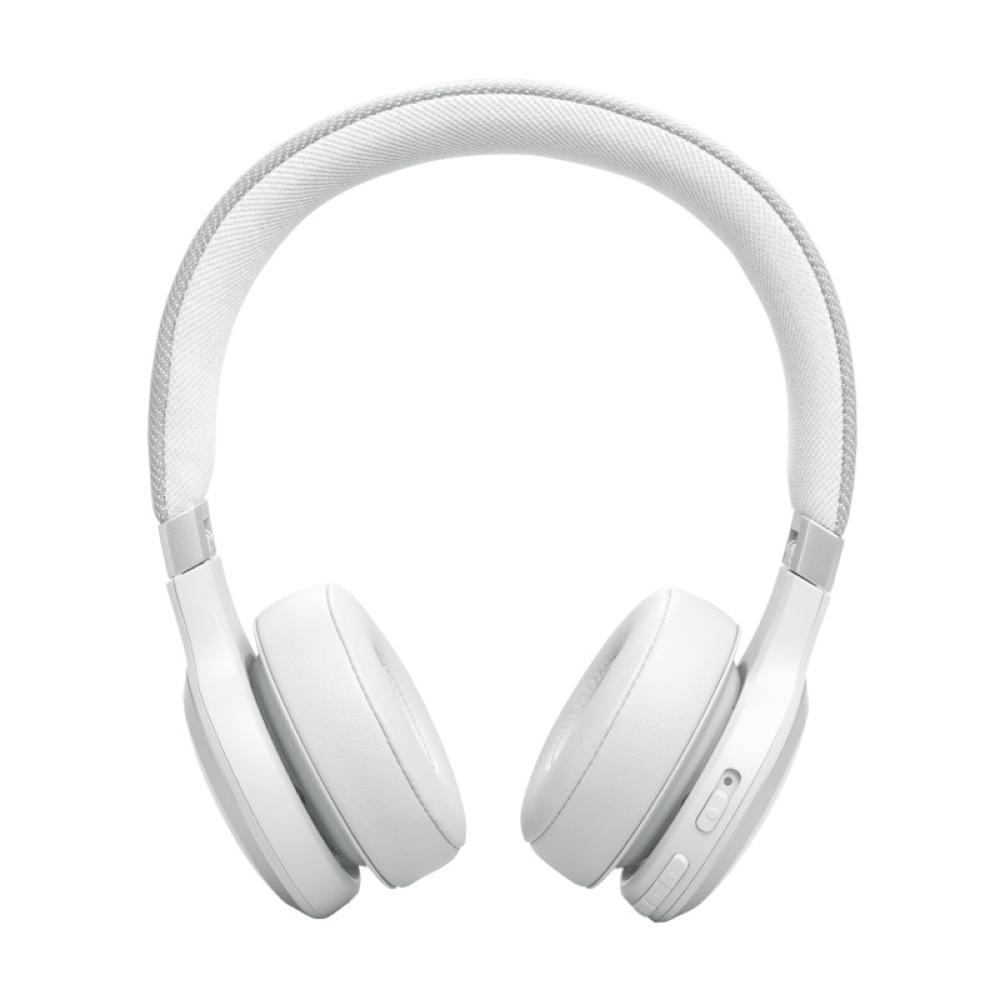 JBL Live 670NC Wireless On-Ear Noise Cancelling Headphones - White - JBL-JBLLIVE670NCWHTAM