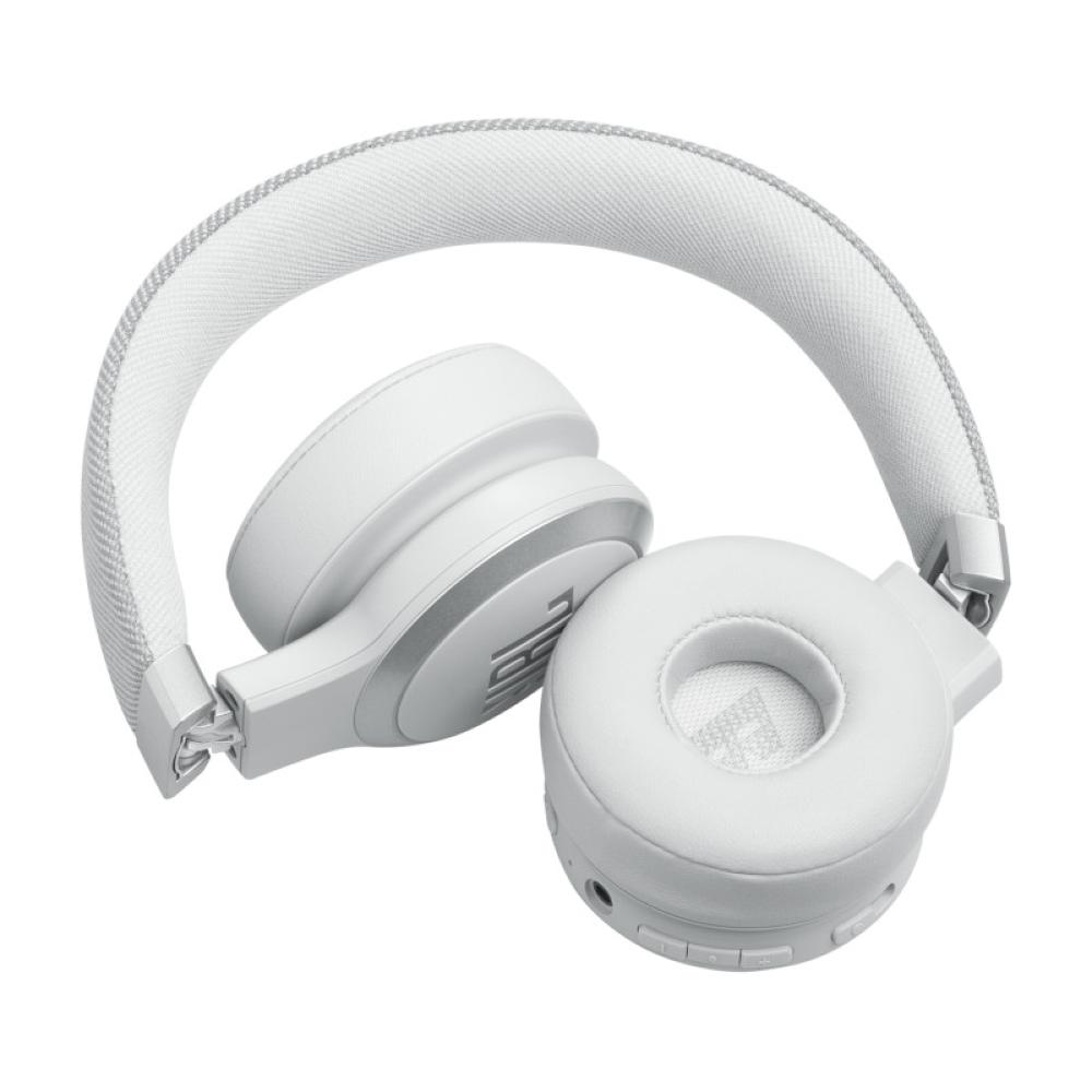 JBL Live 670NC Wireless On-Ear Noise Cancelling Headphones - White - JBL-JBLLIVE670NCWHTAM