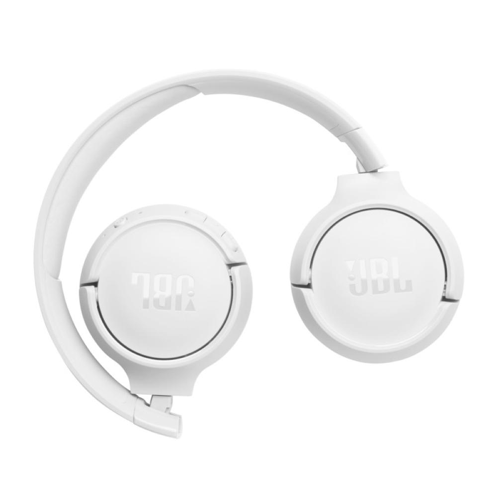 JBL Tune 520BT Wireless On-Ear Headphones - White - JBL-JBLT520BTWHTAM