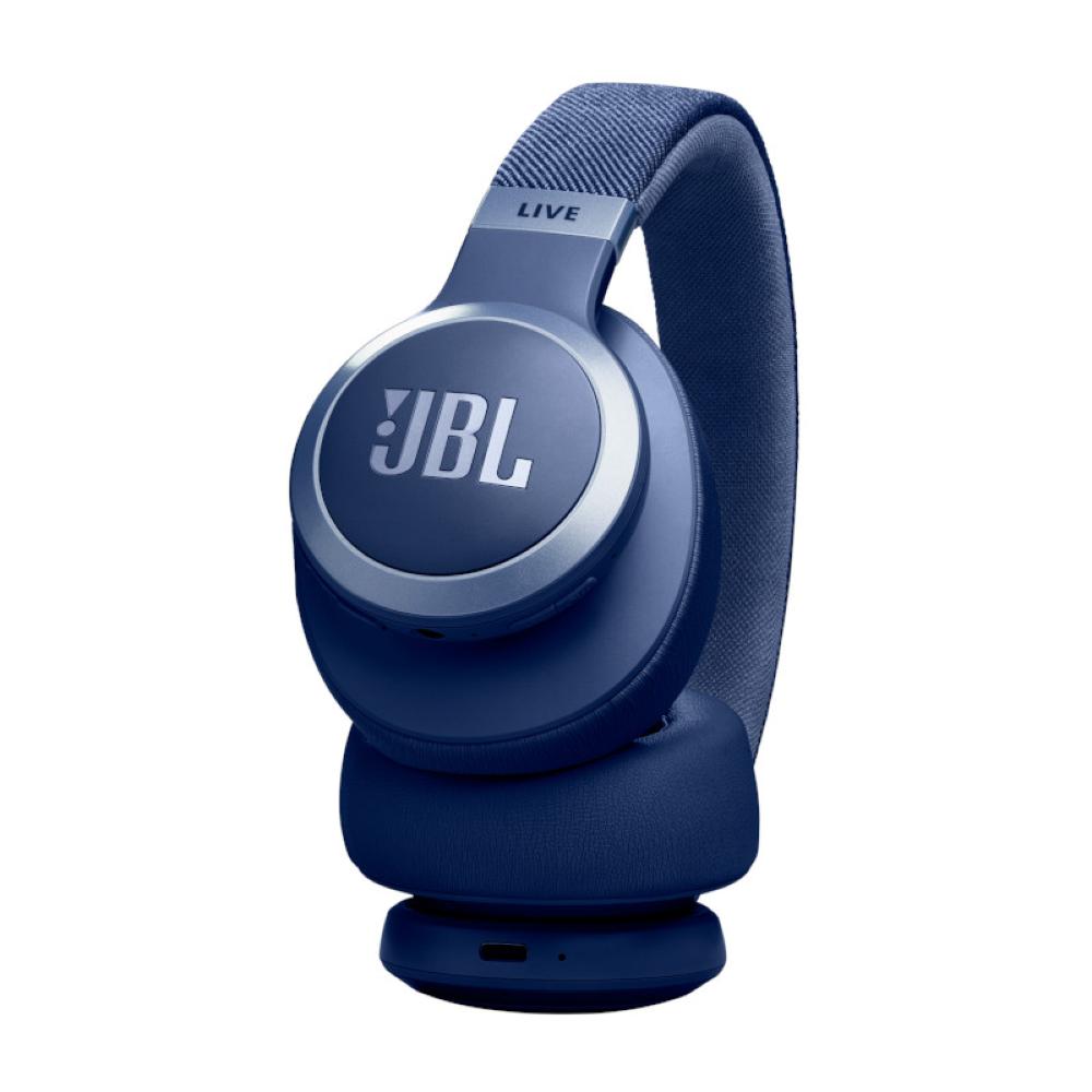 JBL Live 770NC Wireless Over-Ear Noise Cancelling Headphones - Blue - JBL-JBLLIVE770NCBLUAM