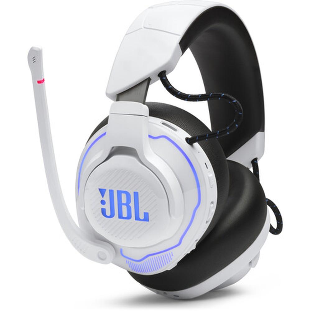 JBL Quantum 910 Wireless Noise-Cancelling Over-Ear Gaming Headphones White - JBL-Q910PWLWHT