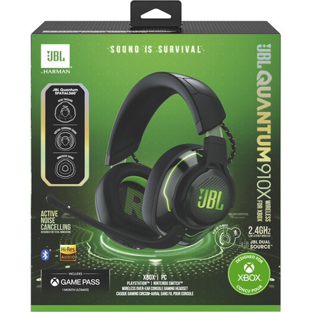 JBL Quantum 910X Wireless Headset for Xbox ANC Over Ear Gaming Headphones - JBL-Q910XWLBLKG