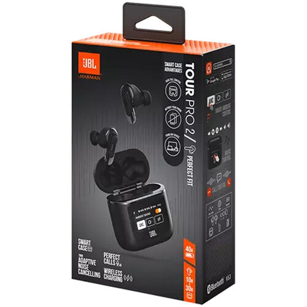 JBL Tour Pro 2 True Wireless Noise Cancelling Earbuds Black - JBL-TOURPRO2BLK