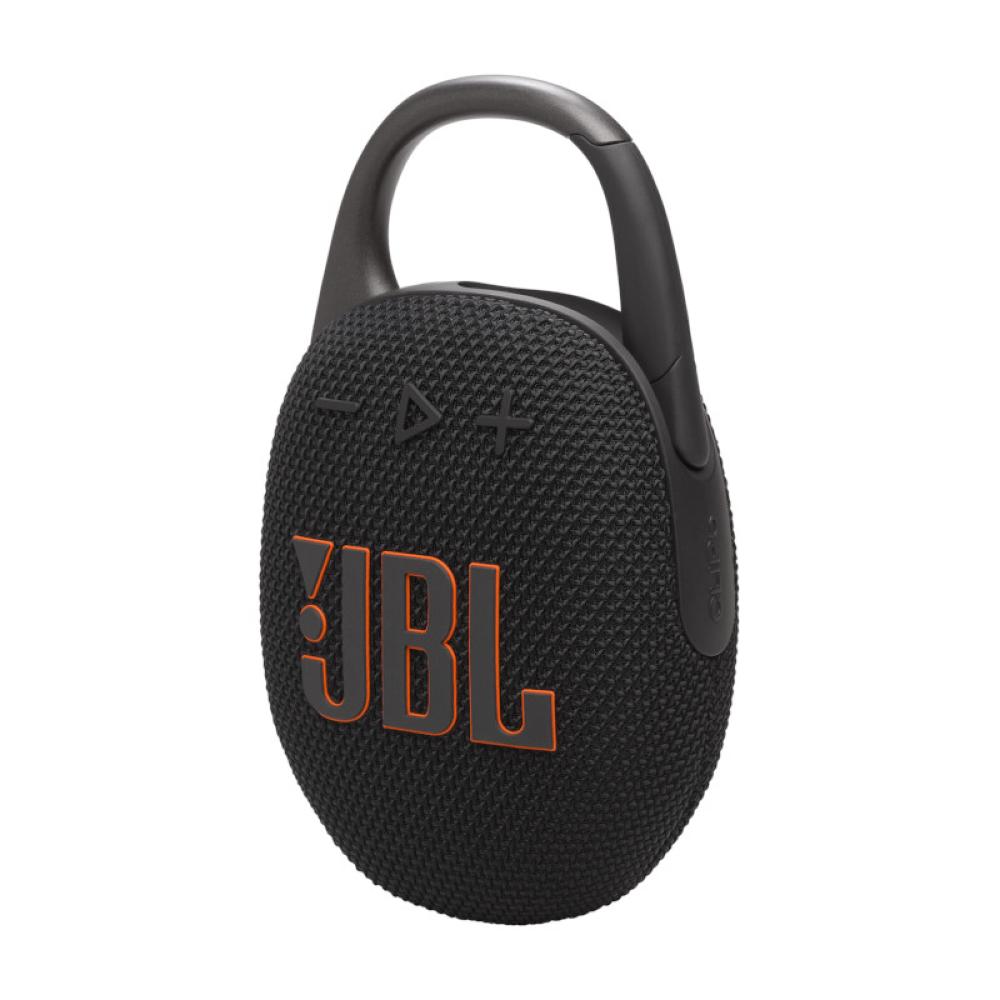 JBL Clip 5 Portable speaker with Bluetooth, built-in battery, waterproof and dustproof - Black - JBL-JBLCLIP5BLKAM