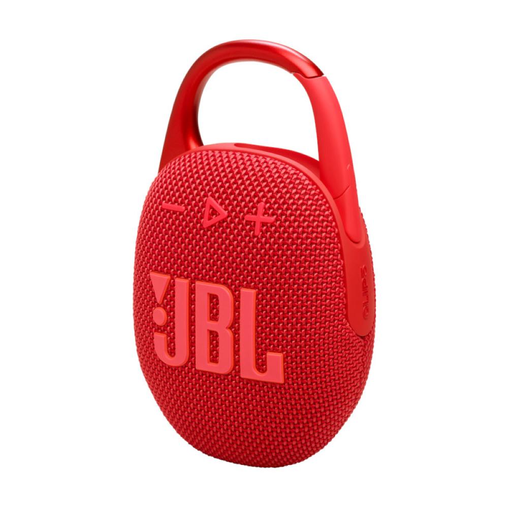 JBL Clip 5 Portable speaker with Bluetooth, built-in battery, waterproof and dustproof - Red - JBL-JBLCLIP5REDAM