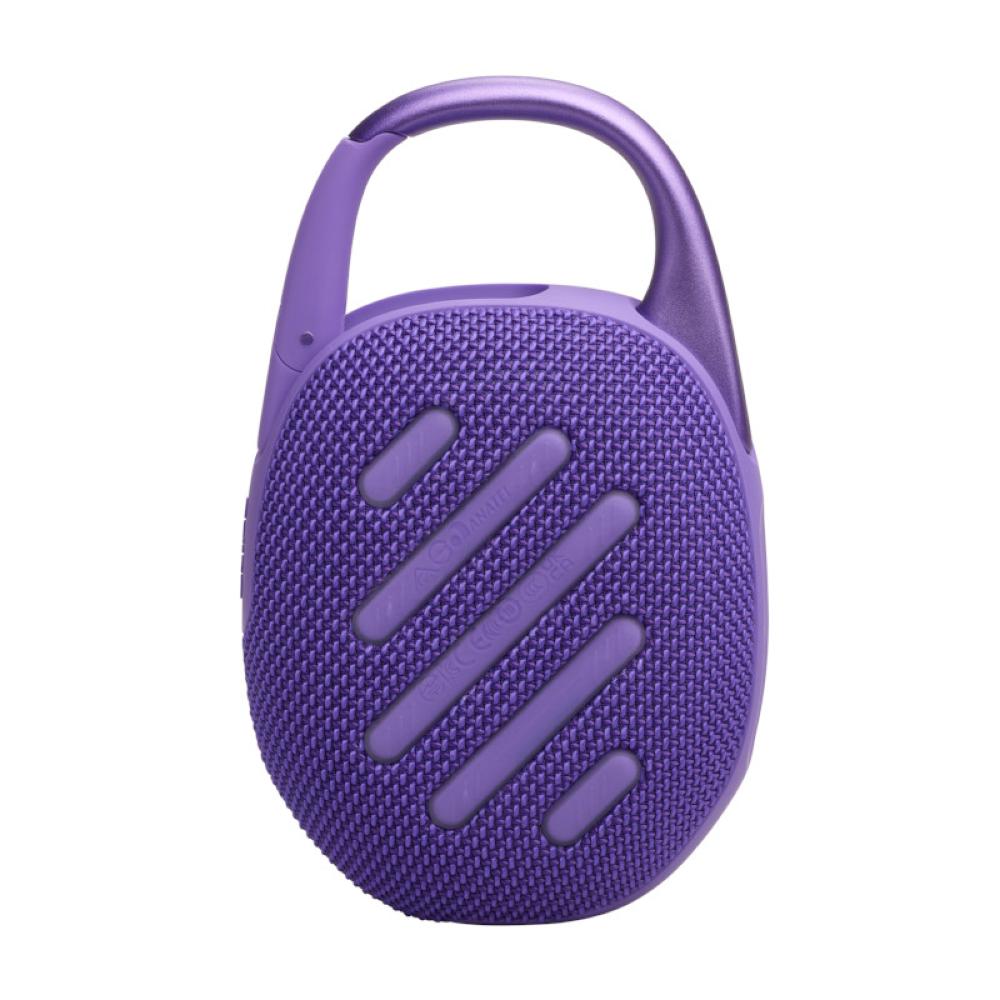 JBL Clip 5 Portable speaker with Bluetooth, built-in battery, waterproof and dustproof - Purple - JBL-JBLCLIP5PURAM