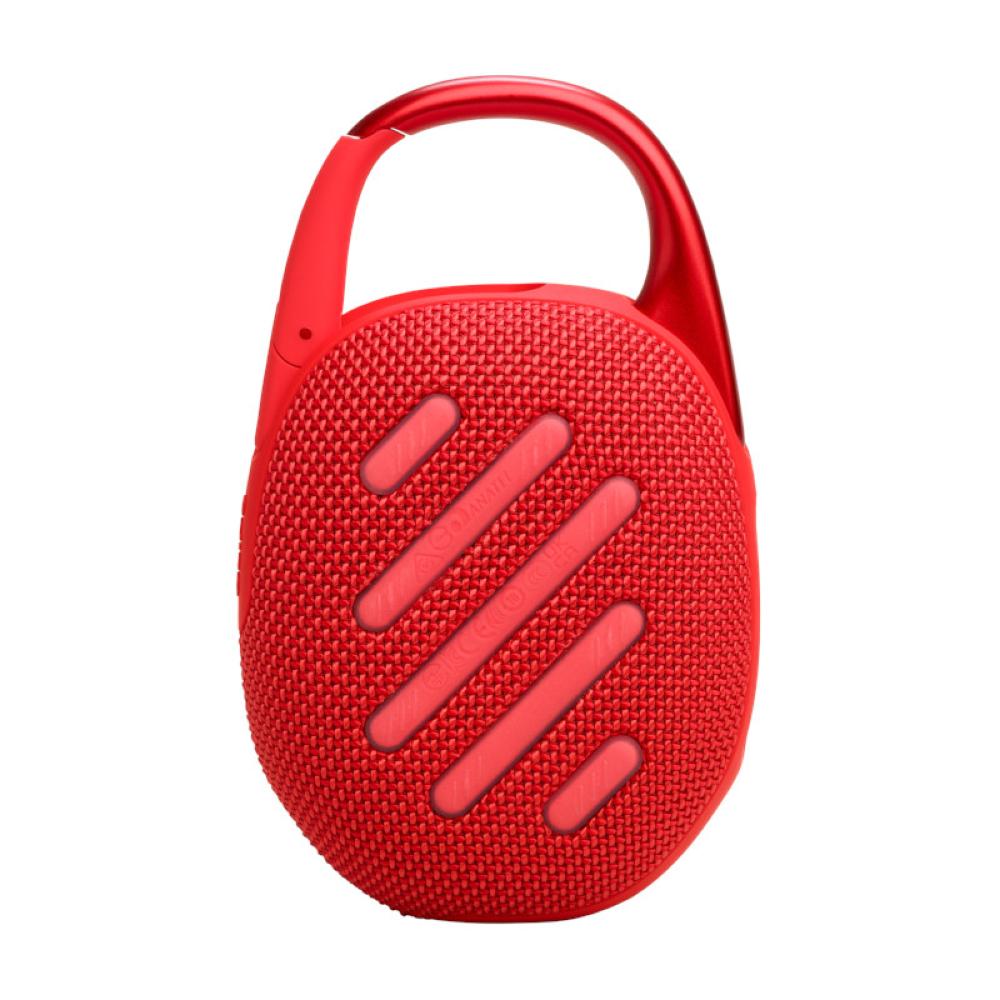 JBL Clip 5 Portable speaker with Bluetooth, built-in battery, waterproof and dustproof - Red - JBL-JBLCLIP5REDAM