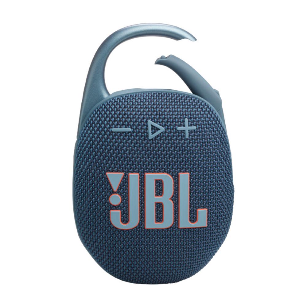 JBL Clip 5 Portable speaker with Bluetooth, built-in battery, waterproof and dustproof - Blue - JBL-JBLCLIP5BLUAM