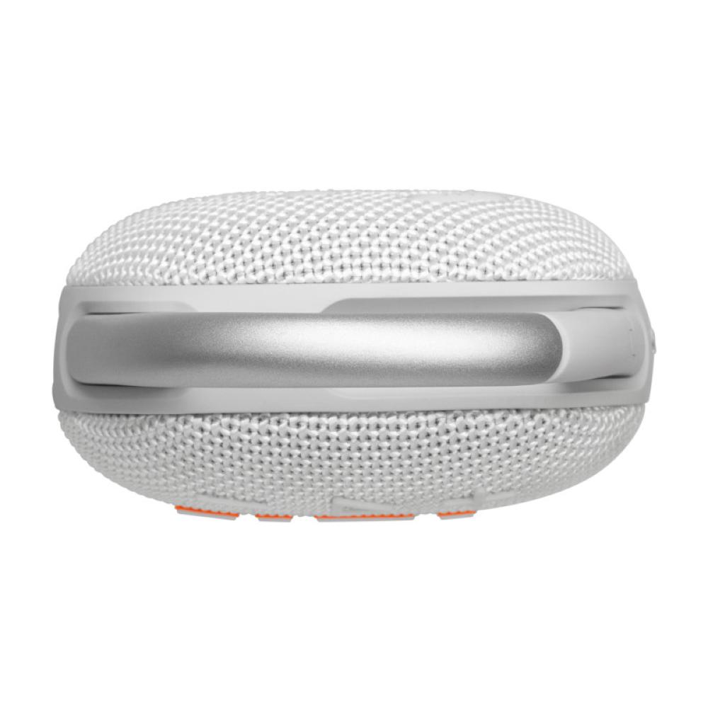 JBL Clip 5 Portable speaker with Bluetooth, built-in battery, waterproof and dustproof - White - JBL-JBLCLIP5WHTAM