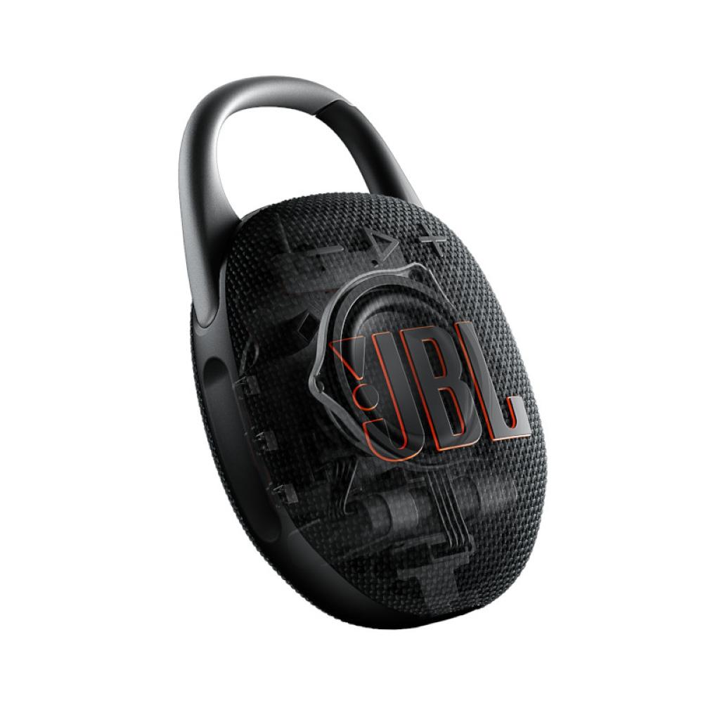 JBL Clip 5 Portable speaker with Bluetooth, built-in battery, waterproof and dustproof - Black - JBL-JBLCLIP5BLKAM