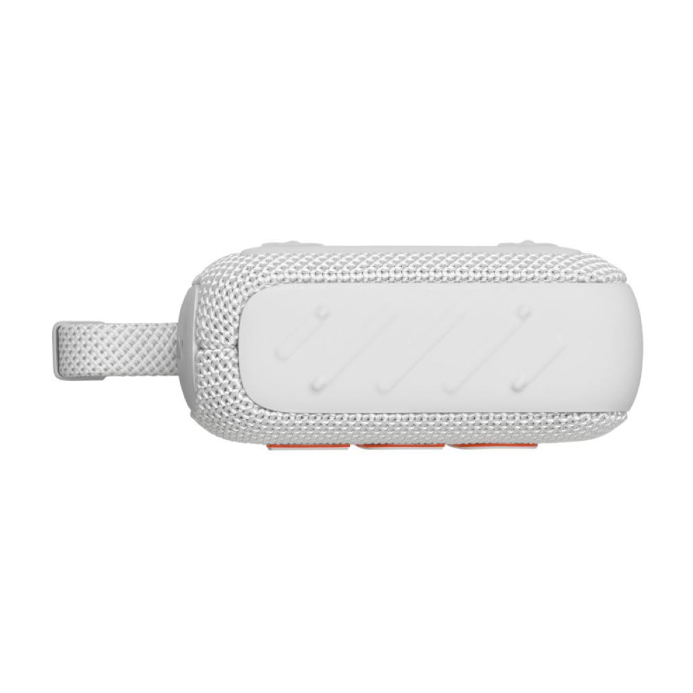 JBL Go 4 Portable speaker with Bluetooth, built-in battery, waterproof and dustproof - White - JBL-JBLGO4WHTAM