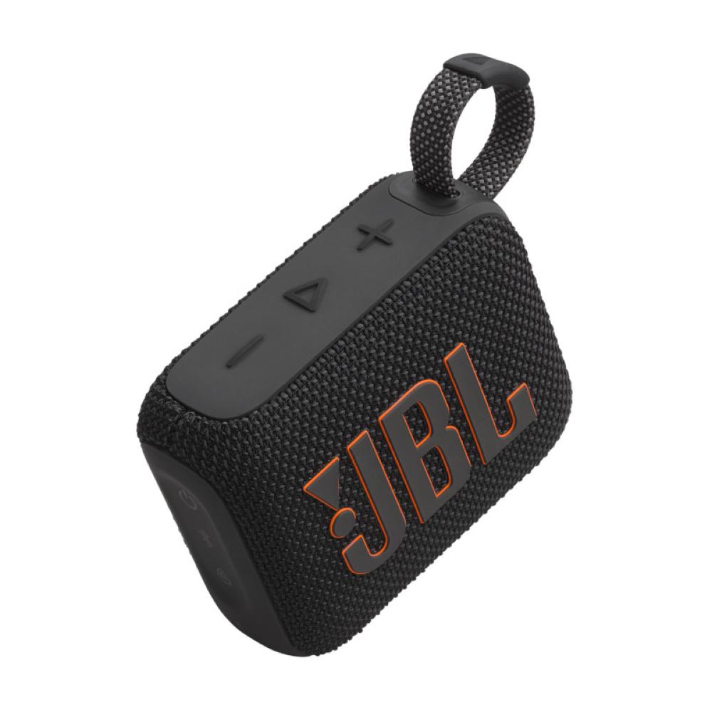 JBL Go 4 Portable speaker with Bluetooth, built-in battery, waterproof and dustproof - Black - JBL-JBLGO4BLKAM