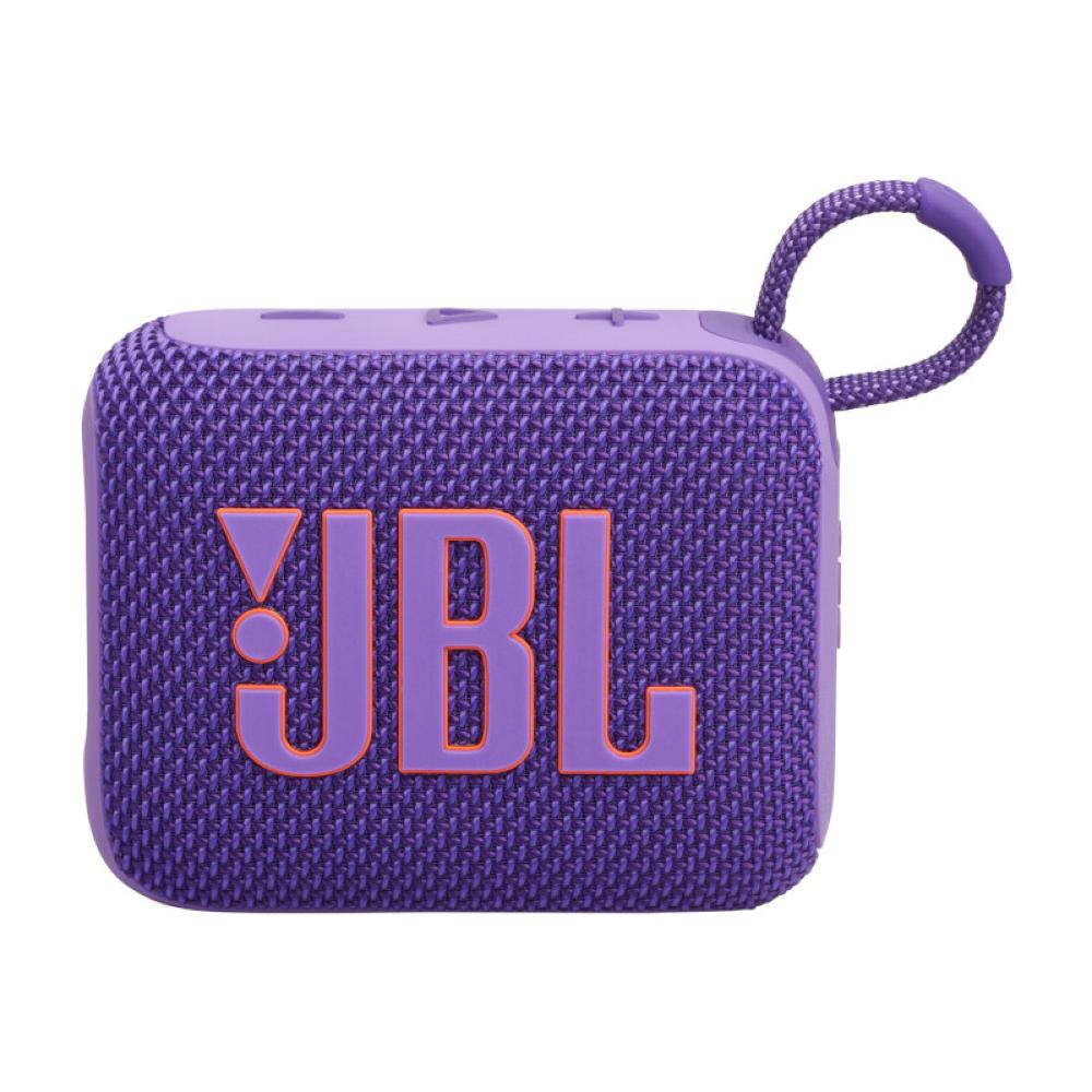 JBL Go 4 Portable speaker with Bluetooth, built-in battery, waterproof and dustproof - Purple - JBL-JBLGO4PURAM