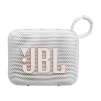 JBL Go 4 Portable speaker with Bluetooth, built-in battery, waterproof and dustproof - White