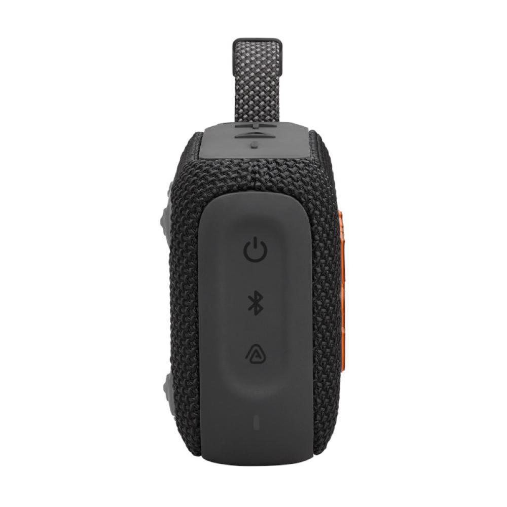 JBL Go 4 Portable speaker with Bluetooth, built-in battery, waterproof and dustproof - Black - JBL-JBLGO4BLKAM