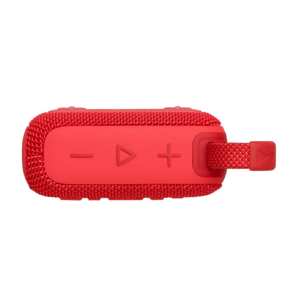 JBL Go 4 Portable speaker with Bluetooth, built-in battery, waterproof and dustproof - Red - JBL-JBLGO4REDAM