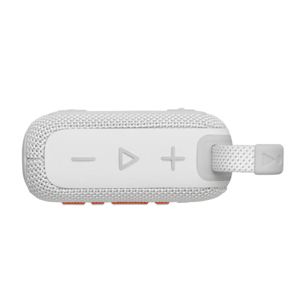 JBL Go 4 Portable speaker with Bluetooth, built-in battery, waterproof and dustproof - White - JBL-JBLGO4WHTAM