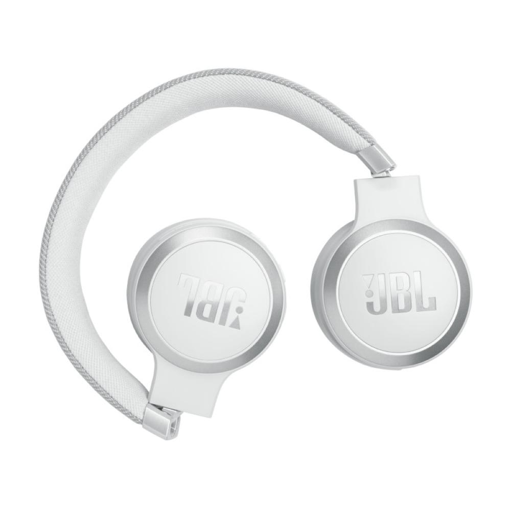 JBL Live 670NC Wireless On-Ear Noise Cancelling Headphones - White - JBL-JBLLIVE670NCWHTAM