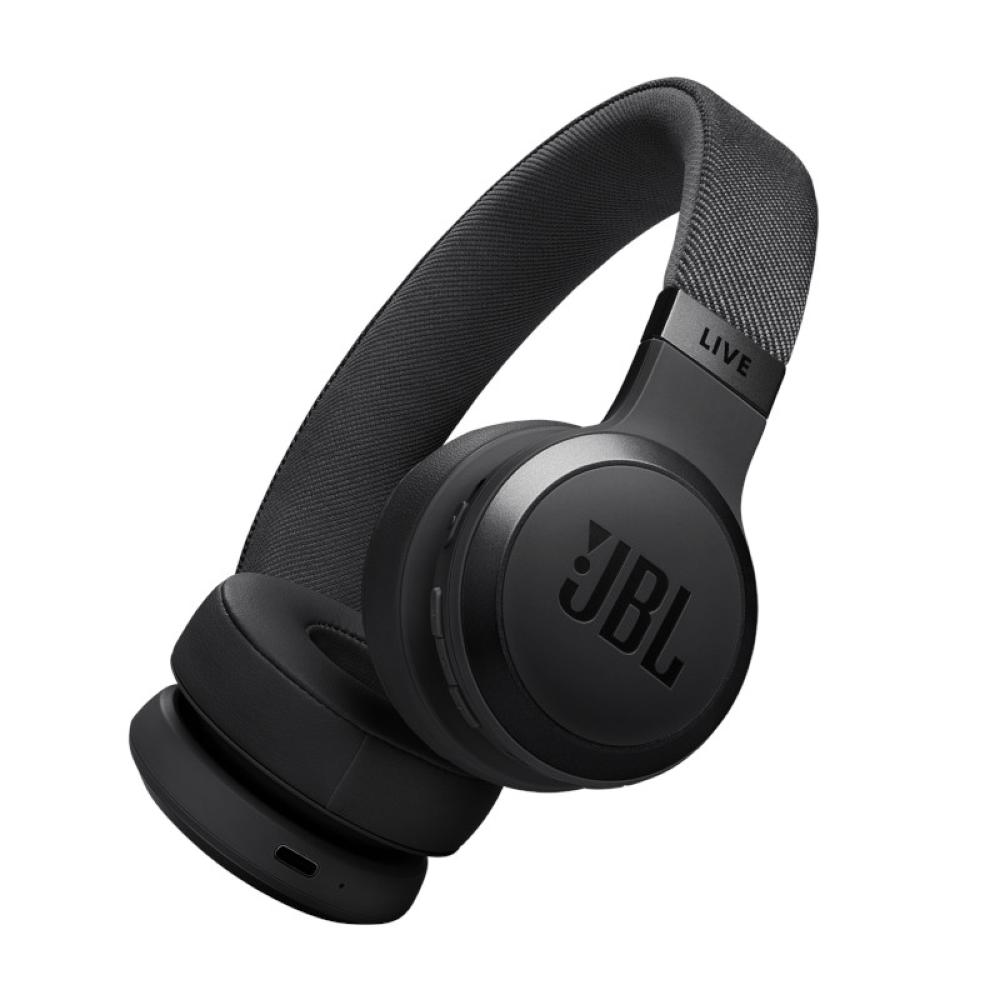 JBL Live 670NC Wireless On-Ear Noise Cancelling Headphones - Black - JBL-JBLLIVE670NCBLKAM