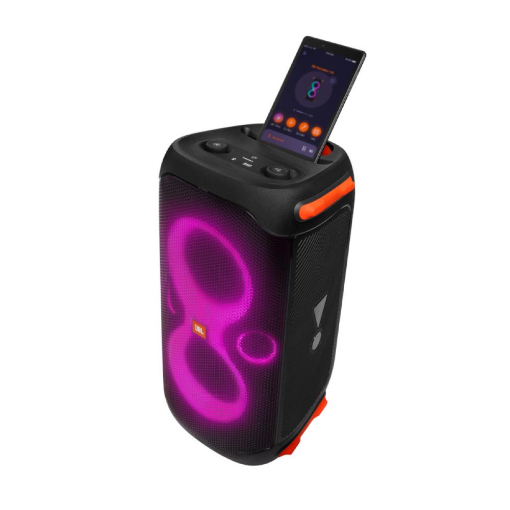 JBL PartyBox 110 portable party speaker - light effects, Bluetooth connectivity, Mic/Guitar input, rechargeable battery  - JBL-JBLPARTYBOX110AM