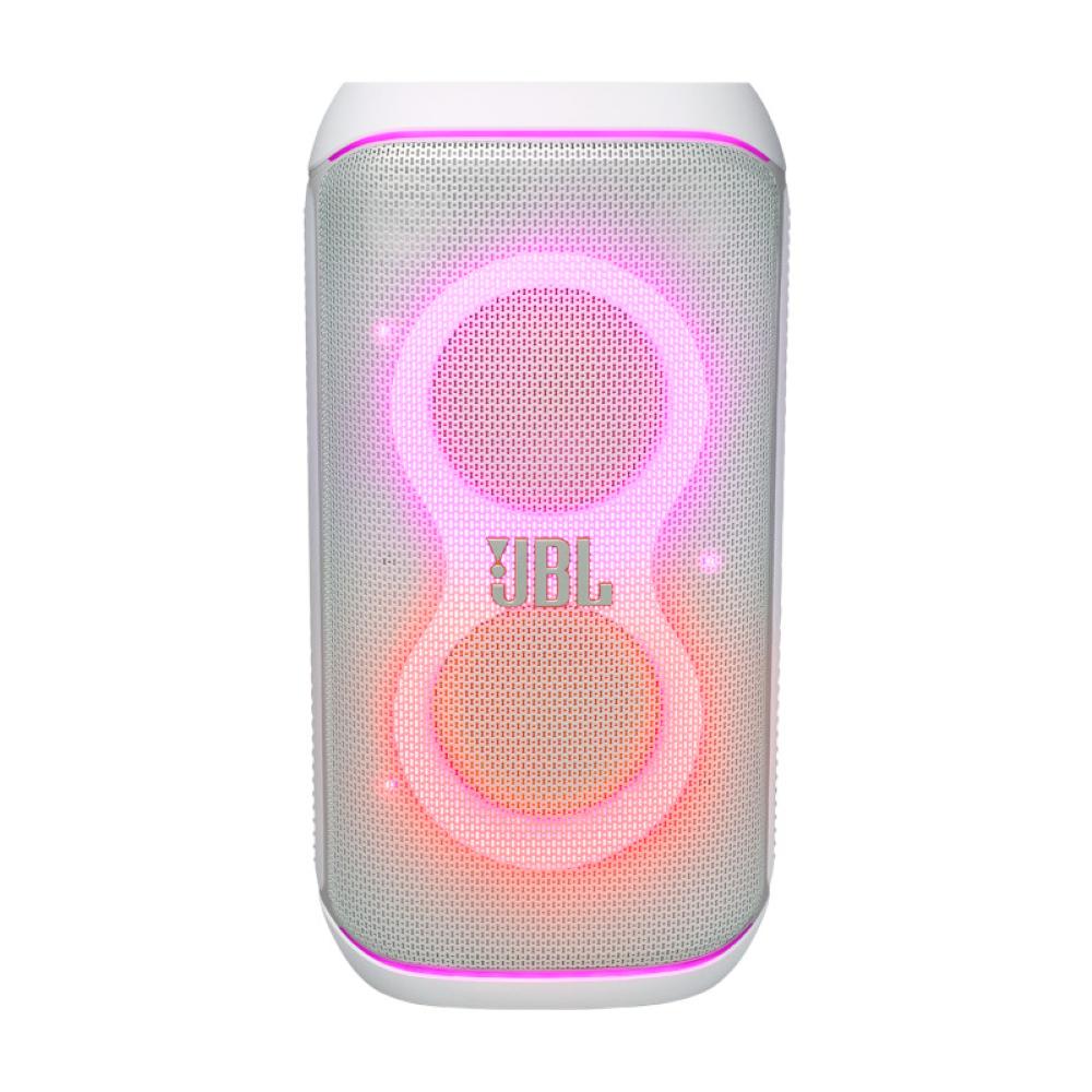 JBL PartyBox Club 120 Portable party speaker - JBL Pro Sound, lightshow, splashproof, foldable handle, replaceable battery - White - JBL-JBLPBCLUB120SWAM