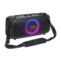 JBL PartyBox On-the-Go Portable party speaker with JBL Pro Sound, synced lightshow and wireless mic