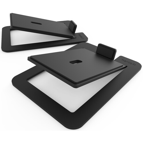 Kanto Living Tilted Desktop Speaker Stands (Black) - KANTO-S6