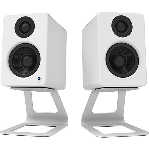 Kanto Living SE2 Desktop Speaker Stands (Pair, White) - KANTO-SE2W