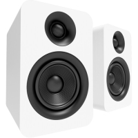 Kanto Living YUP4 2-Way Bookshelf Speakers (Matte White, Pair)