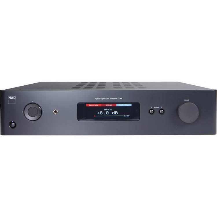 NAD C 368 BluOS-2i Stereo integrated amplifier with built-in BluOS streaming, Apple AirPlay 2 and Bluetooth - NAD-C-368-BluOS