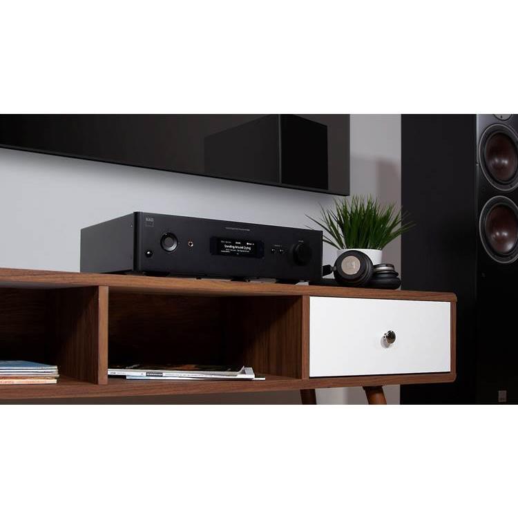 NAD C 399 BluOS-D Integrated amp with DAC, Bluetooth and pre-installed MDC2 BluOS-D module - NAD-C-399-BluOS