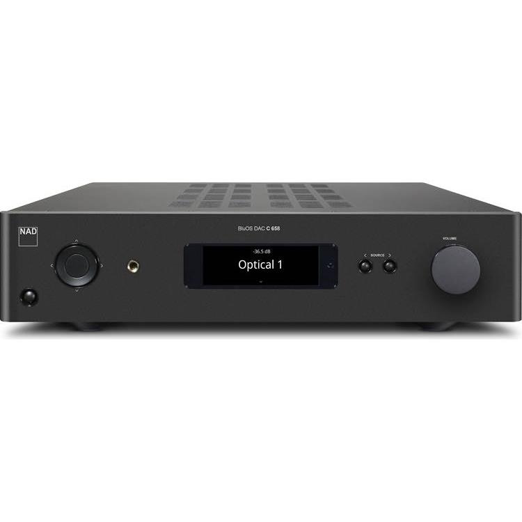 NAD C 658 BluOS network player/preamp/DAC with Wi-Fi and Bluetooth - NAD-C-658