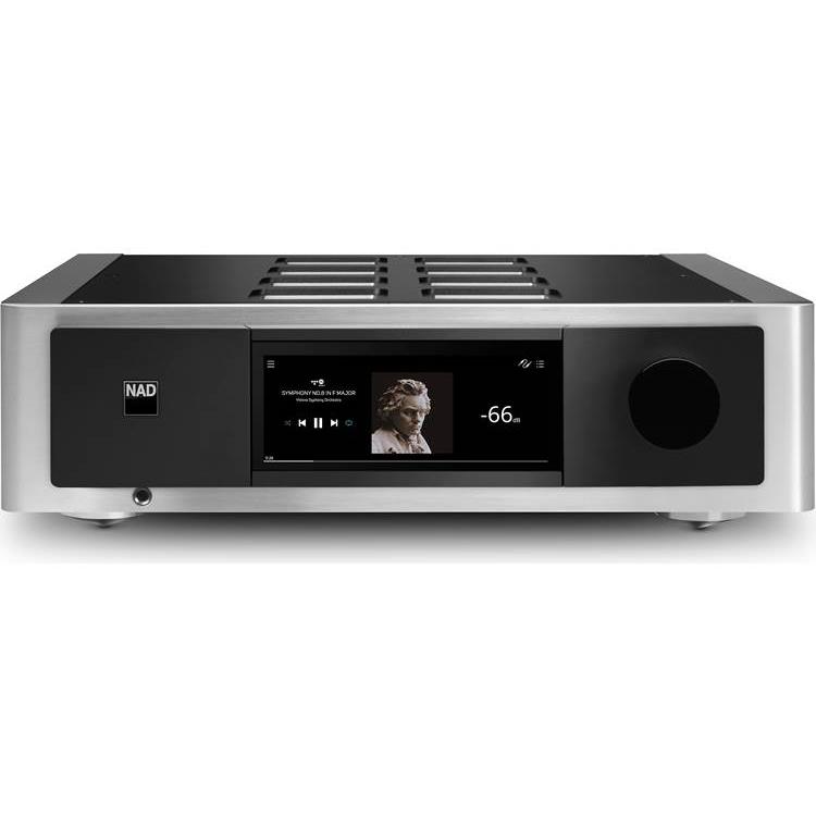 NAD Masters Series M33 Stereo integrated amplifier with HDMI, built-in BluOS streaming, Apple AirPlay 2 and Bluetooth - NAD-M33