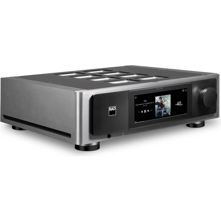 NAD Masters Series M66 Stereo preamplifier with HDMI, built-in BluOS streaming, Apple AirPlay 2 and Bluetooth - NAD-M66