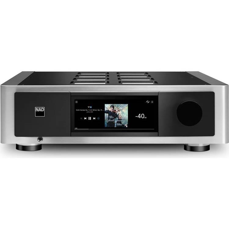 NAD Masters Series M66 Stereo preamplifier with HDMI, built-in BluOS streaming, Apple AirPlay 2 and Bluetooth - NAD-M66