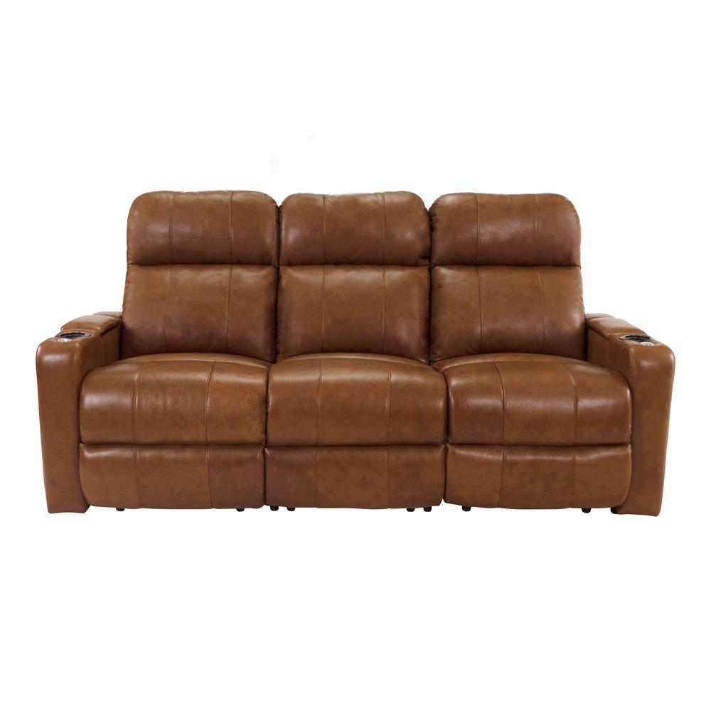 RowOne Prestige Brown Leather 3 Seat Sofa Motorized - RowOne-RO8016-R3SFA-BWN