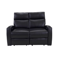 RowOne Galaxy II 2 Seat Loveseat Motorized - Black