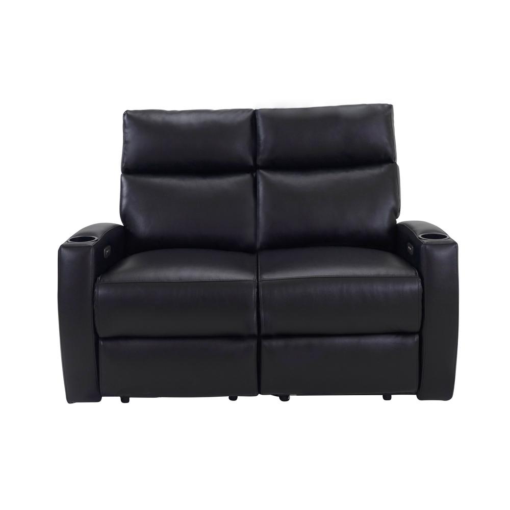 RowOne Galaxy II 2 Seat Loveseat Motorized - Black - RowOne-RO8068-R2LSP-BLK