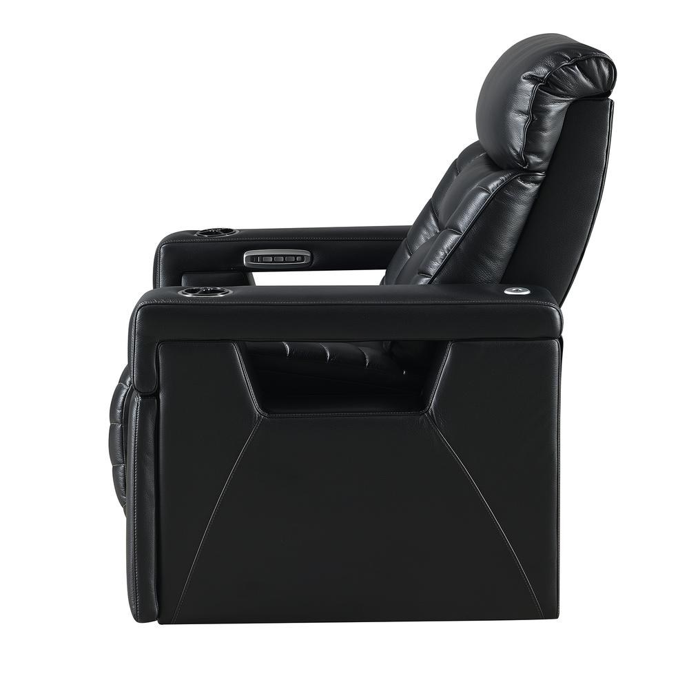 RowOne Rebellion 2-Arm Chair Motorized - Black - RowOne-RO8045-08H-BLK