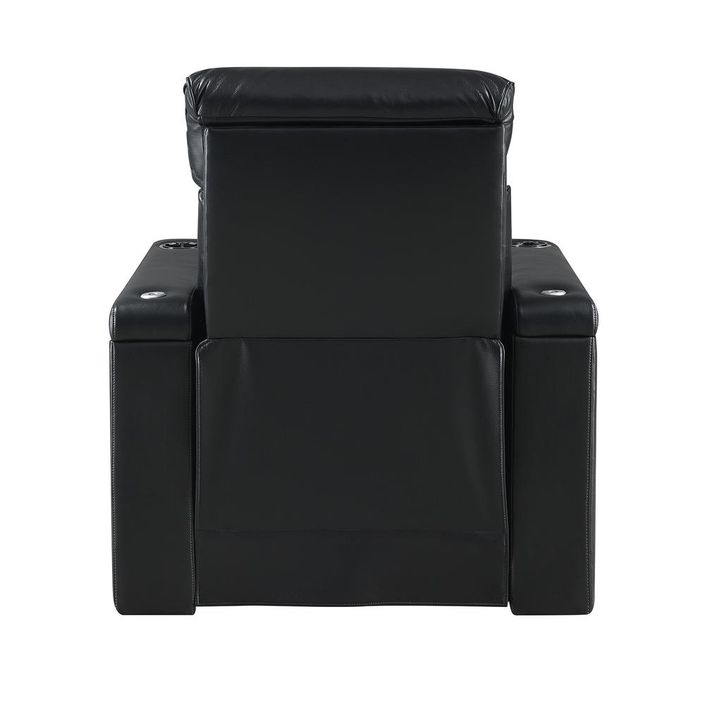 RowOne Rebellion 2-Arm Chair Motorized - Black - RowOne-RO8045-08H-BLK