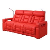 RowOne Rebellion 3 Seat Sofa Motorized - Red