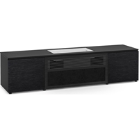 Salamander Designs Chicago 245S Cabinet for integrated LG HU915QB/E & LG HU85LA/S UST Projector - Black Oak, Black Top - X/LG1/245S/BO/BK