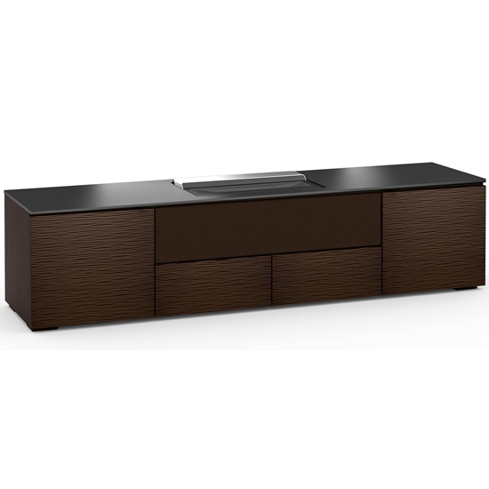 Salamander Designs Berlin 245 Cabinet for integrated Hisense 100L8D UST Projector - Wenge - X/HSE245BL/WE - Salamander-X/HSE245BL/WE