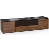 Salamander Designs Denver 245 Cabinet for integrated Hisense 100L8D UST Projector - Medium Walnut - X/HSE245DV/MW