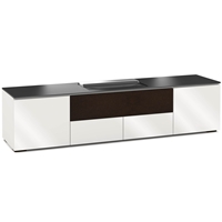 Salamander Designs Miami 245 Cabinet for integrated Hisense 100L8D UST Projector - Gloss White - X/HSE245MM/GW