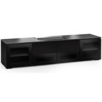 Salamander Designs Oslo 245 Cabinet for integrated Hisense 100L8D UST Projector - Black Glass - X/HSE245OS/BG