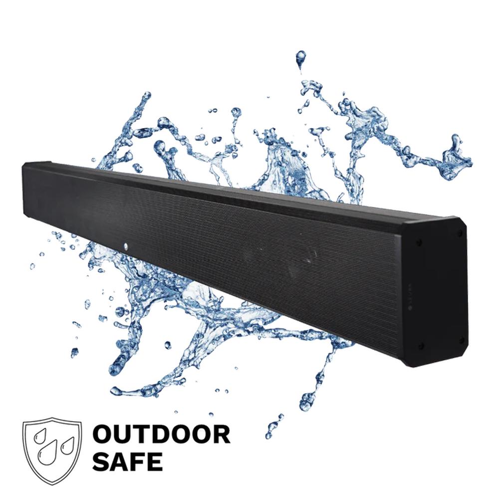 S&#233;ura 80W Outdoor Soundbar, 37.8" wide, for 50" - 55" TVs - Seura-SSB-1