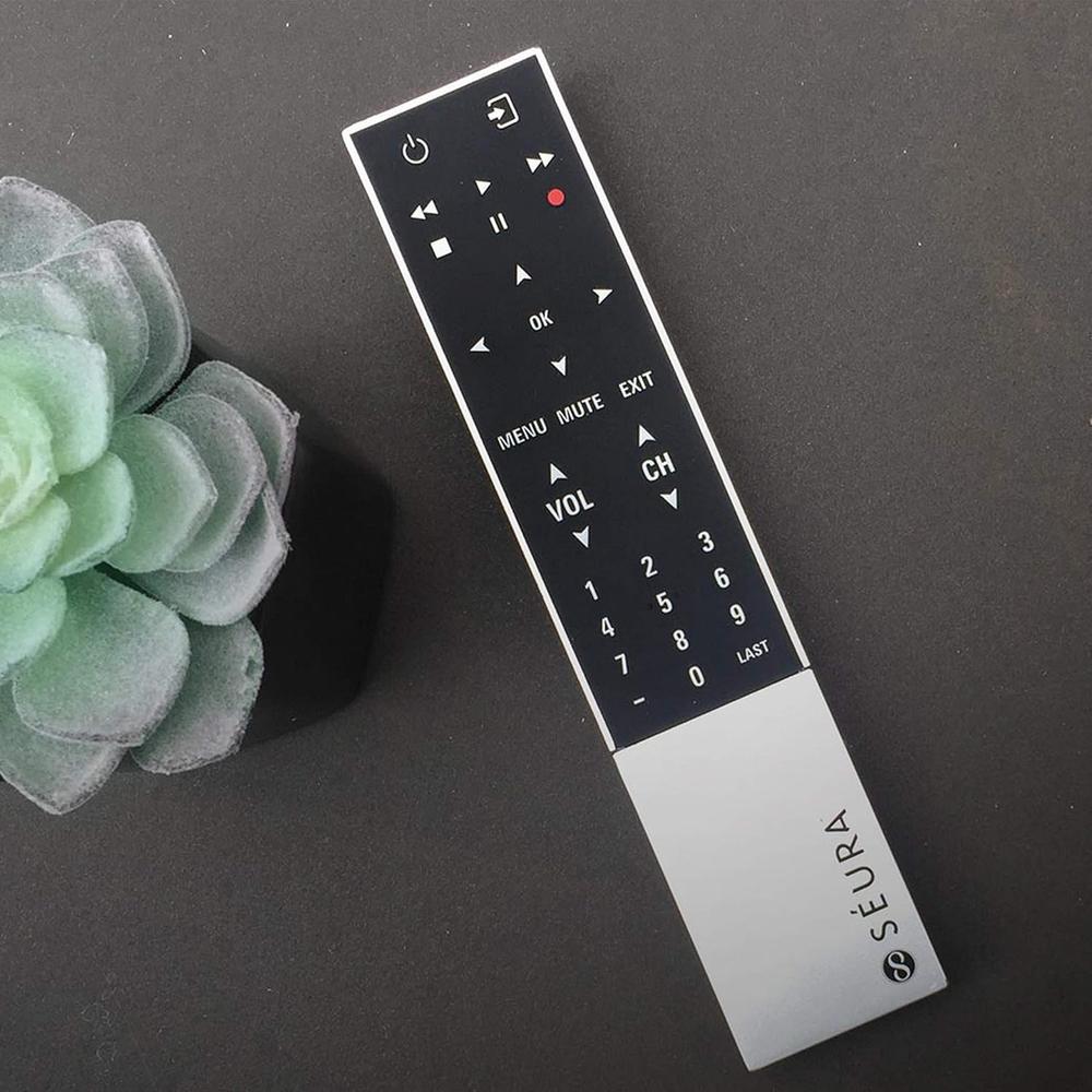 S&#233;ura Replacement IR Waterproof TV Remote Control - Seura-SR4-RSILVER