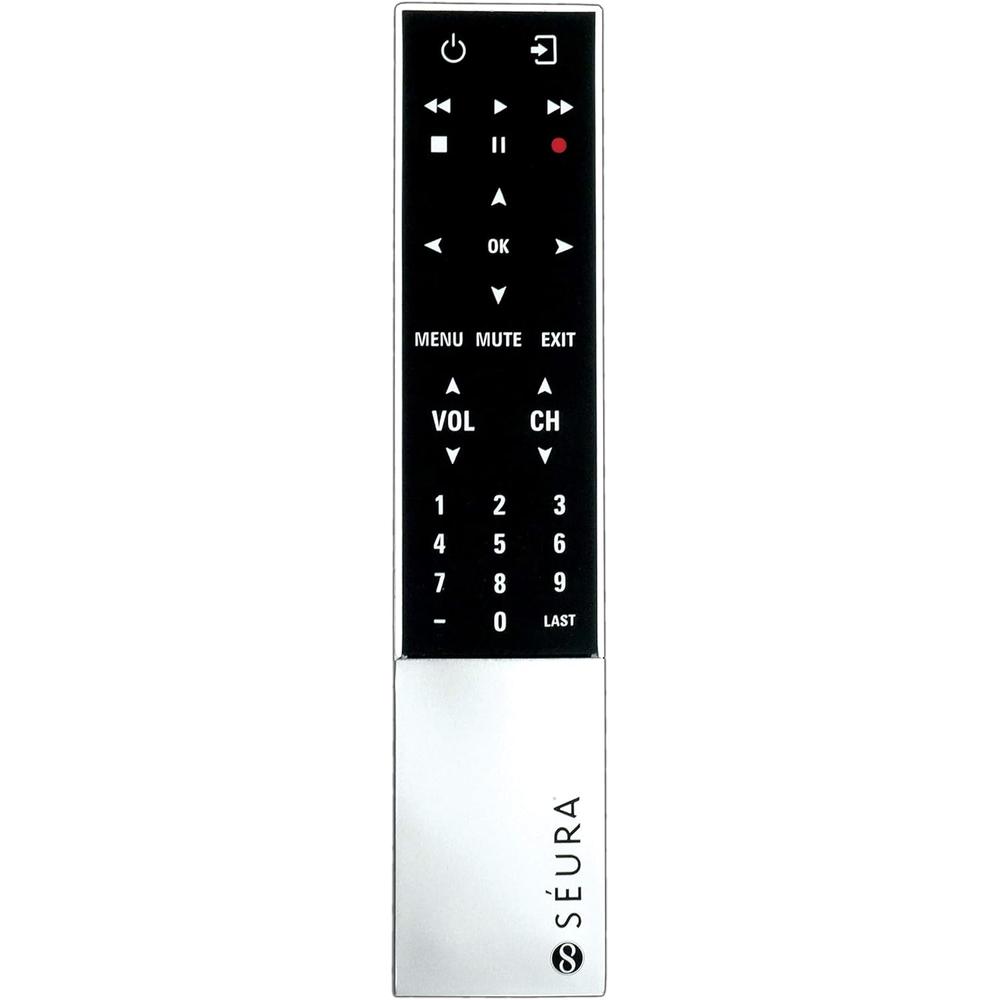 S&#233;ura Replacement IR Waterproof TV Remote Control - Seura-SR4-RSILVER